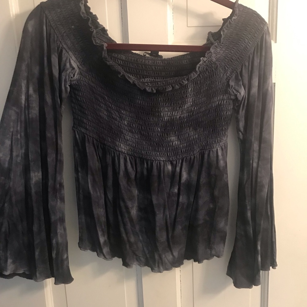 American Eagle Tie Dye Long Sleeve Shirt